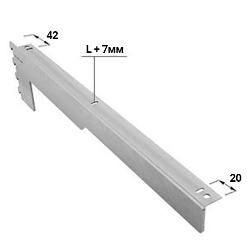 NX-414 L \ Кронштейн для полок