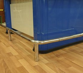 Отбойники из хромированной стали (хром) Отбойники из хромированной стали (хром)